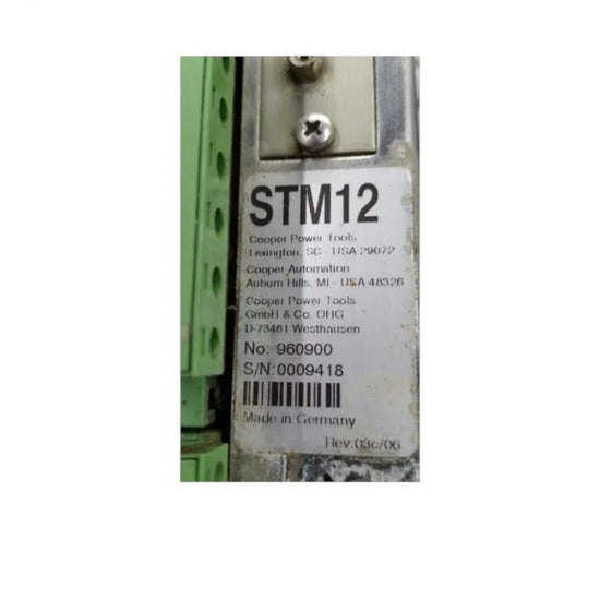 Cooper Poer Tools Stm12 SERVOCONTROLADOR