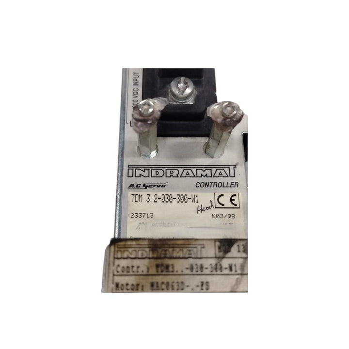 Rexroth Indramat Tdm 3.2-030-300-w1 módulo de accionamiento servoanalógico Con Detalles
