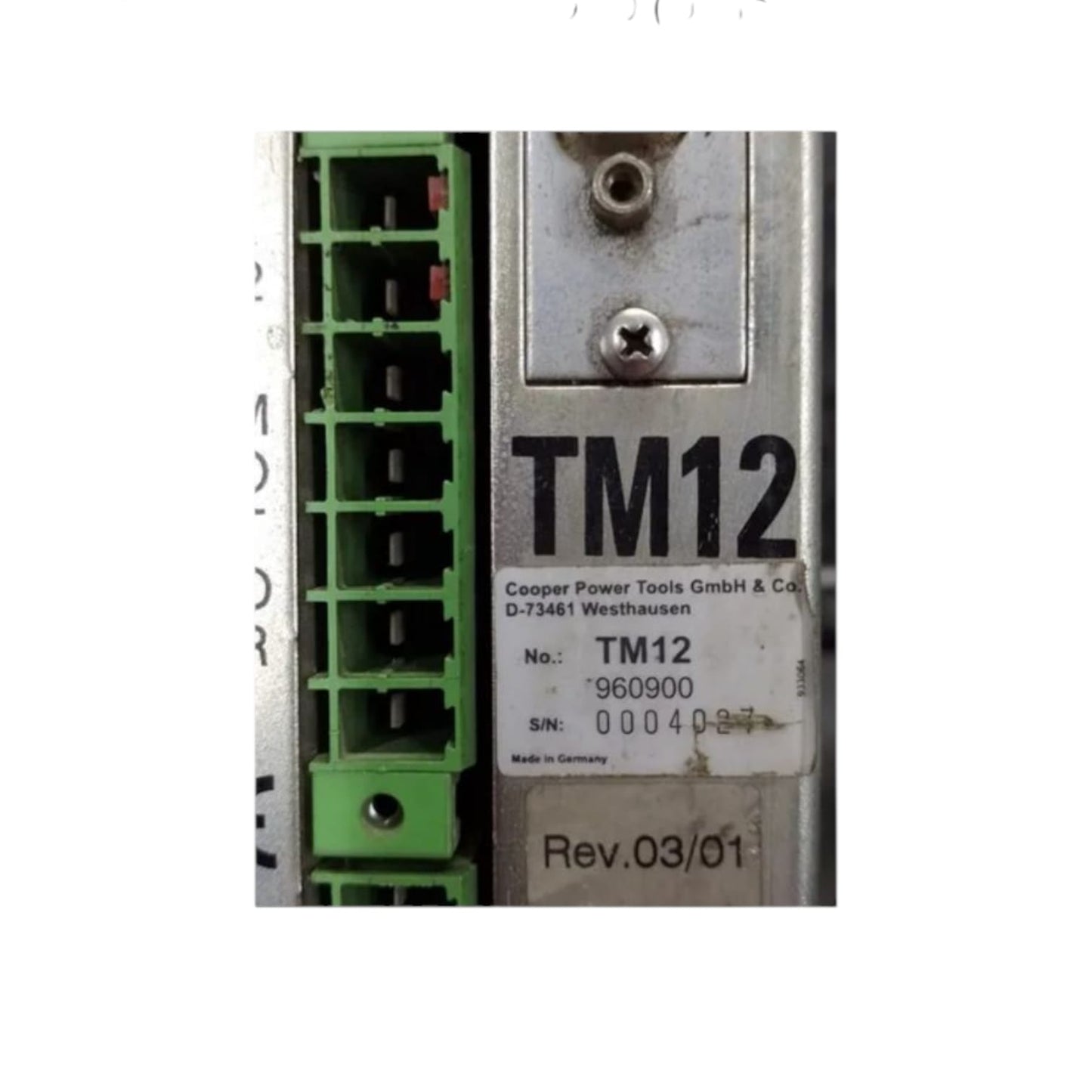 Cooper Tools Tm12 960900 SERVO