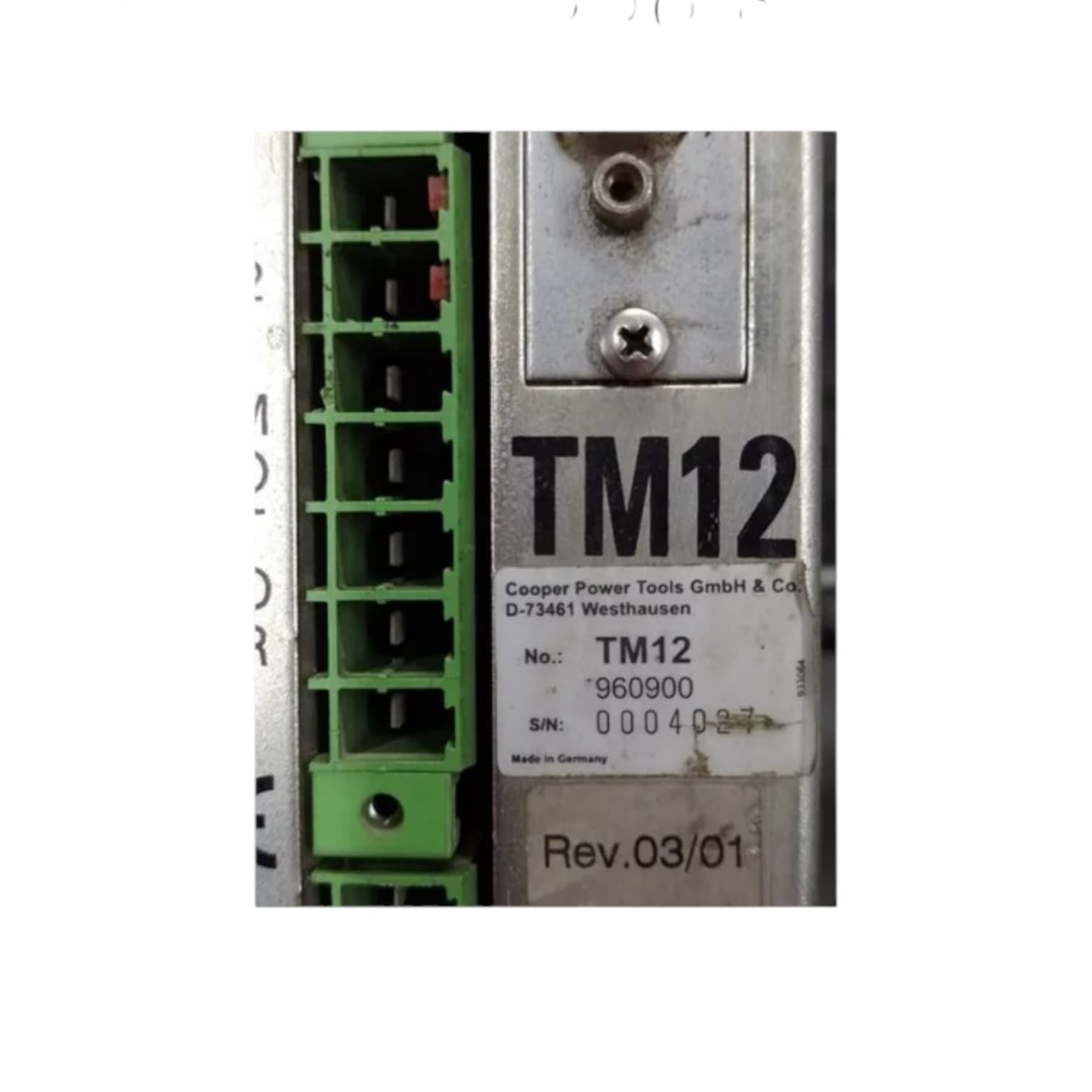 Cooper Tools Tm12 960900 SERVO