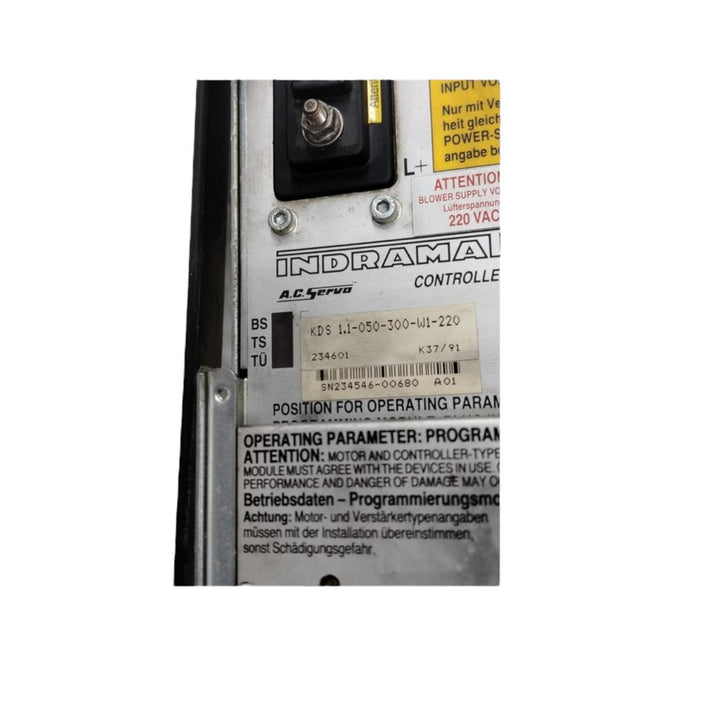 Rexroth Indramat Kds 1.1-050-300-w1-220 módulo de accionamiento servoanalógico