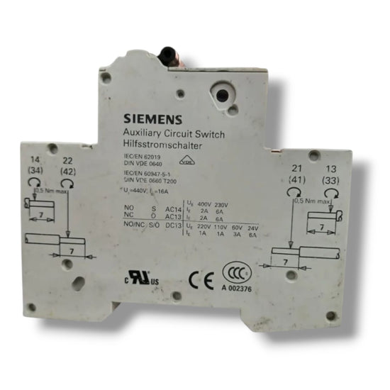 SIEMENS  5SY4102-7 DISYUNTOR AUTOMATICO DE TIPO MINIATURA
