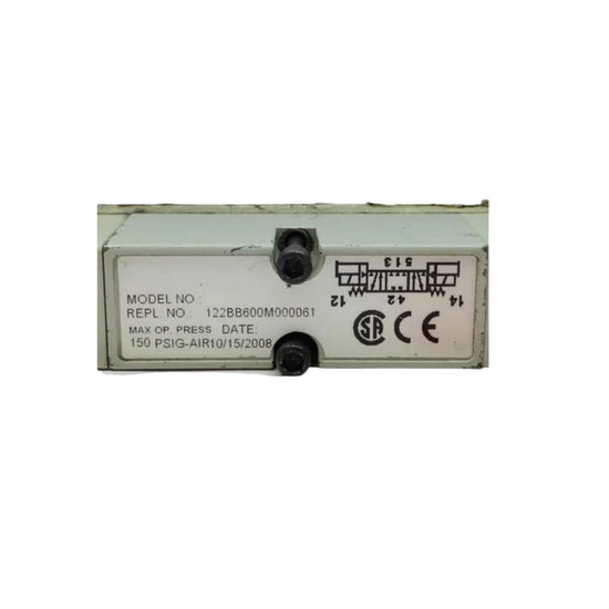 Numatics 122bb600m000061 VÁLVULA