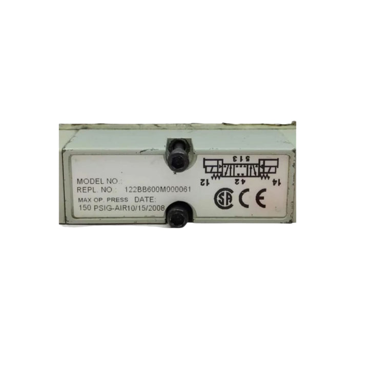 Numatics 122bb600m000061 VÁLVULA
