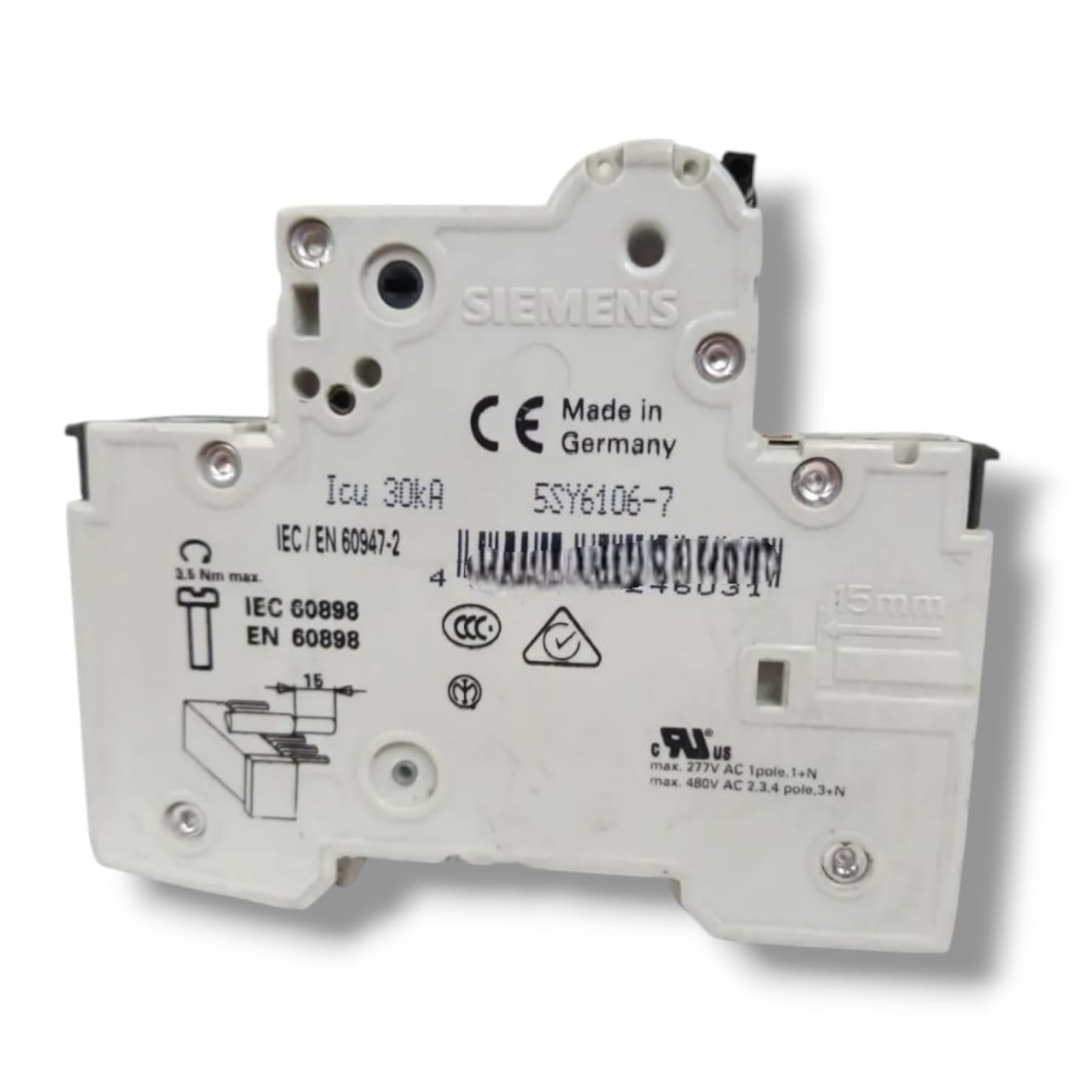SIEMENS  5SY6106-7 INTERRUPTOR MAGNETICO