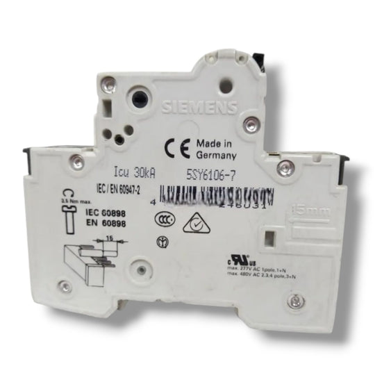 SIEMENS  5SY6106-7 INTERRUPTOR MAGNETICO