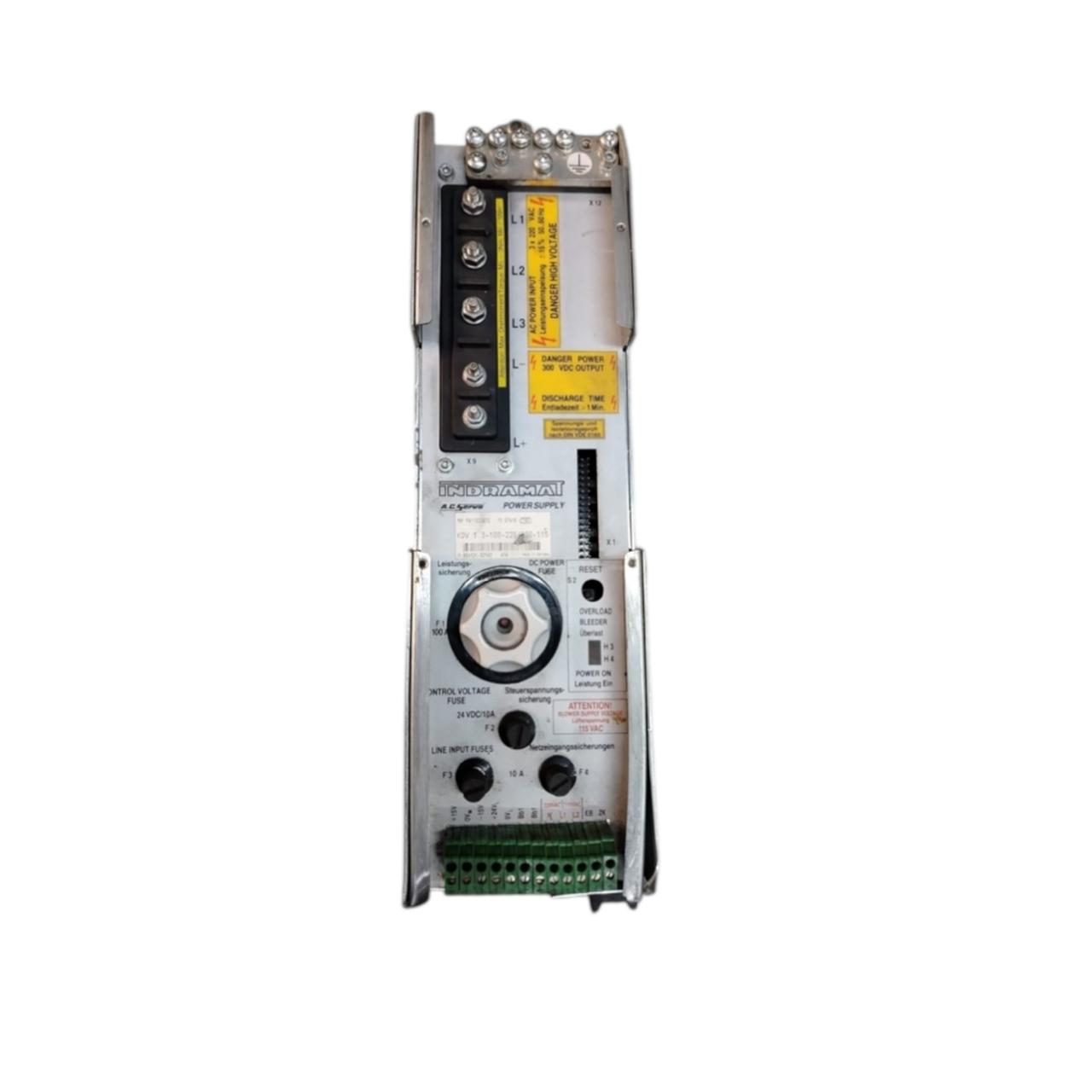 Rexroth Indramat Kdv 1.3-100-220/300-115 módulo de fuente de alimentación