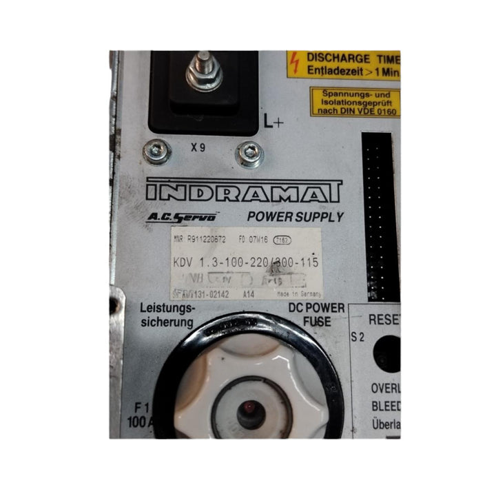 Rexroth Indramat Kdv 1.3-100-220/300-115 módulo de fuente de alimentación