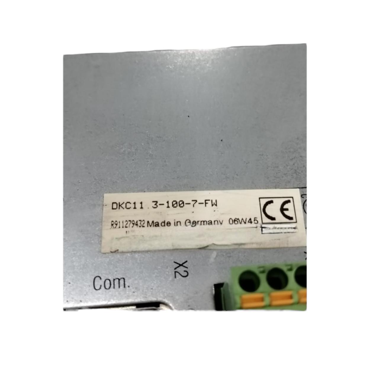 Rexroth Indramat Dkc11.3-100-7-fw controlador de accionamiento servoeléctrico
