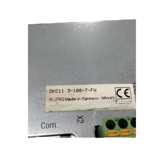 Rexroth Indramat Dkc11.3-100-7-fw controlador de accionamiento servoeléctrico