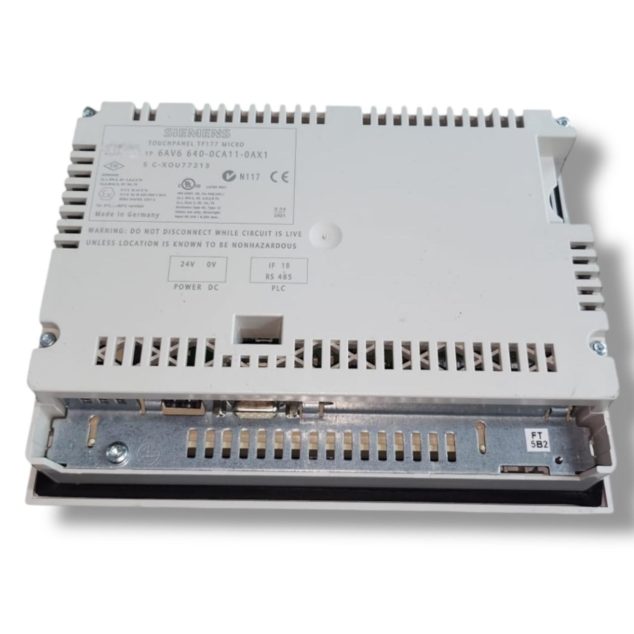 SIEMENS 6AV6640-0CA11-0AX1 SIMATIC PANEL TP