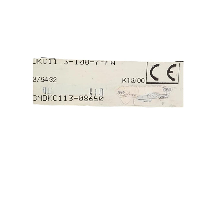 Indramat Dkc11.3-100-7-fw controlador de accionamiento servoeléctrico