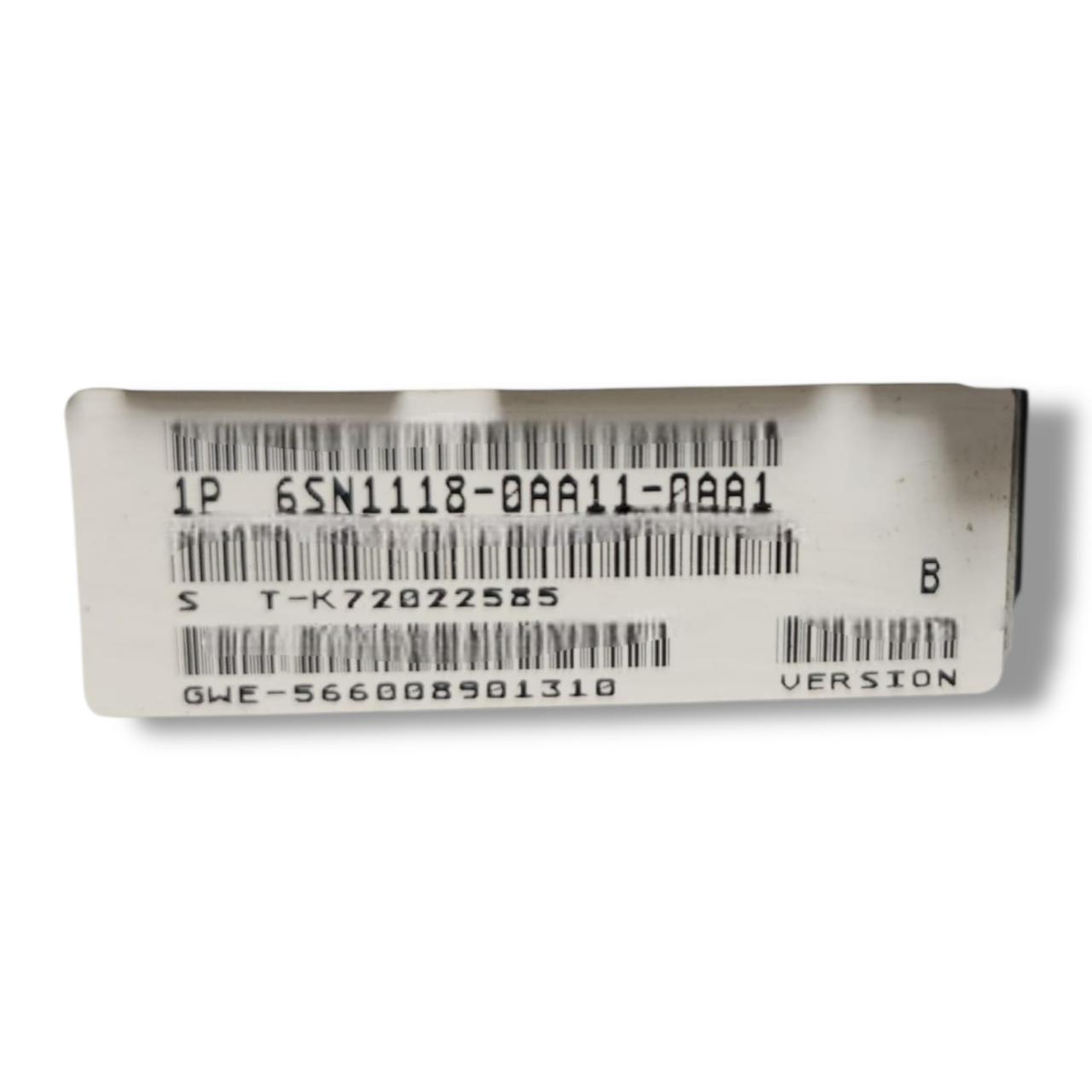 SIEMENS 6SN1118-0AA11-0AA1 UNIDAD DE CONTROL DE BUCLE
