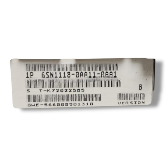 SIEMENS 6SN1118-0AA11-0AA1 UNIDAD DE CONTROL DE BUCLE
