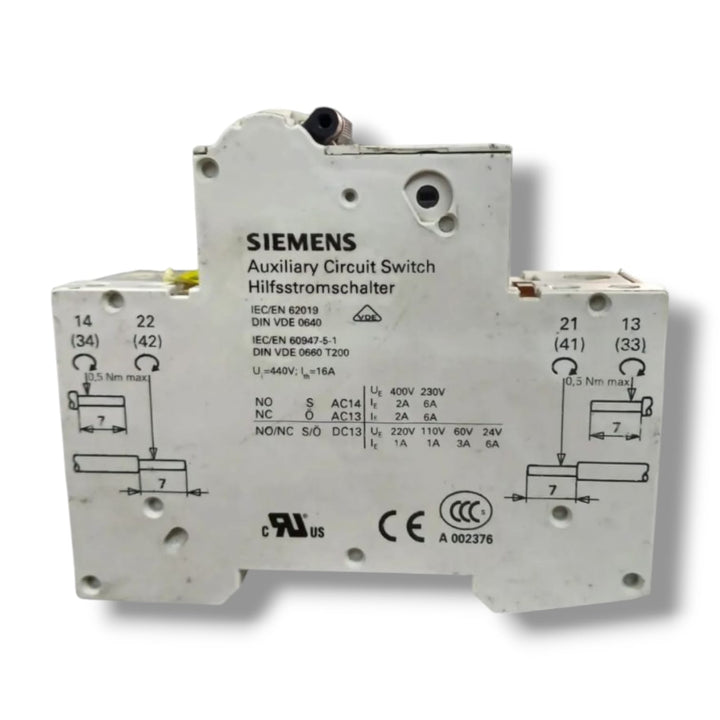 SIEMENS 5SY6110‑7 + 5ST2010  INTERRUPTOR MAGNETICO