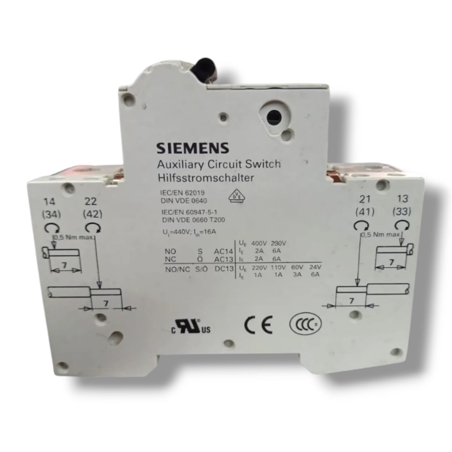 SIEMENS  5SY6110‑7 +5ST3010 INTERRUPTOR MAGNETICO