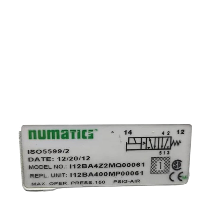 Numatics I12ba4z2mq00061 Válvula