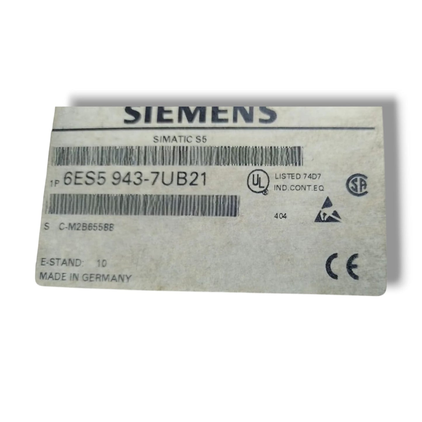 SIEMENS 6ES5 943-7UB21 UNIDAD CENTRAL DE PROCESAMIENTO CPU