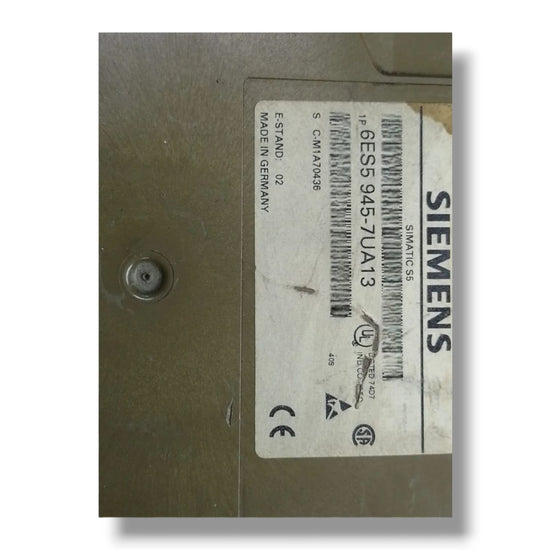 SIEMENS 6ES5 945-7UA13 UNIDAD CENTRAL DE PROCESAMIENTO