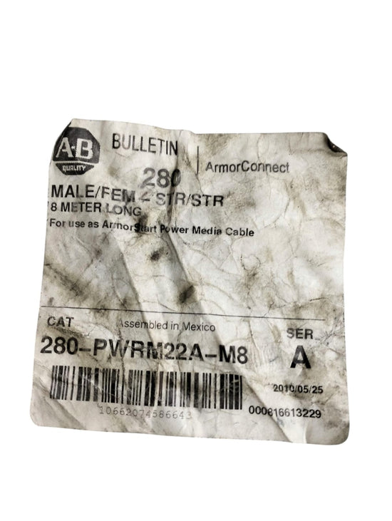 Allen Bradley 280-pwrm22a-m8 Ser. A CABLE