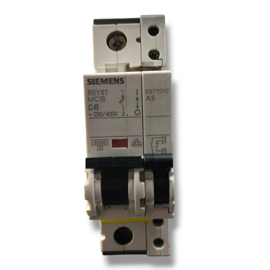 Siemens 5sy6106-7 Mcb C6 Con 5st3010 INTERRUPTOR AUTOMATICO CON DETALLE