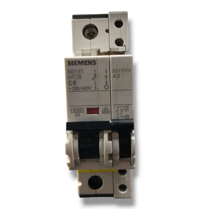 Siemens 5sy6106-7 Mcb C6 Con 5st3010 INTERRUPTOR AUTOMATICO CON DETALLE