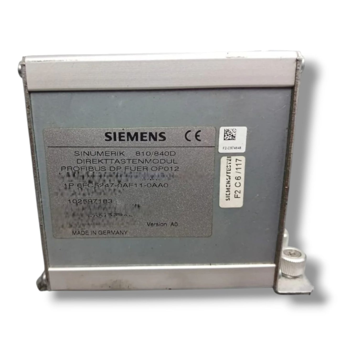 SIEMENS 6FC5203-0AD02-0AA1 + 6FC5210-0DF31-2AB0 MODULO DE SOFTWARE