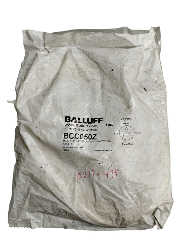 Balluff Bcc050z Bcc M313-0000-10-001-vx43t2-050 CABLE