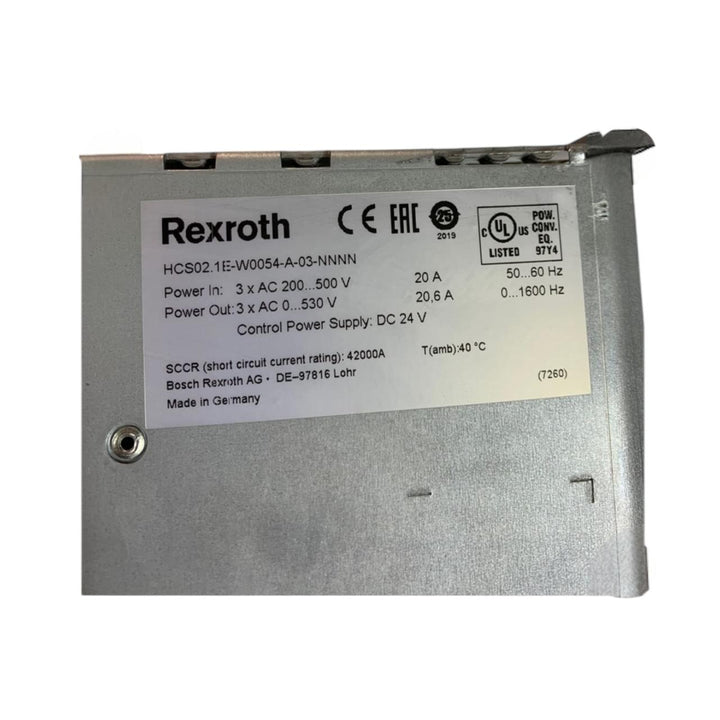 Rexroth Hcs02.1e-w0054-a-03-nnnn convertidor compacto