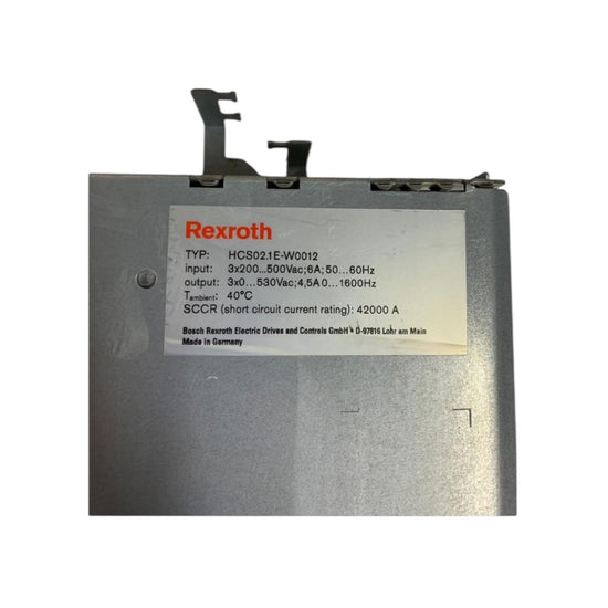 Rexroth Hcs02.1e-w0012-a-03-nnnn convertidor compacto