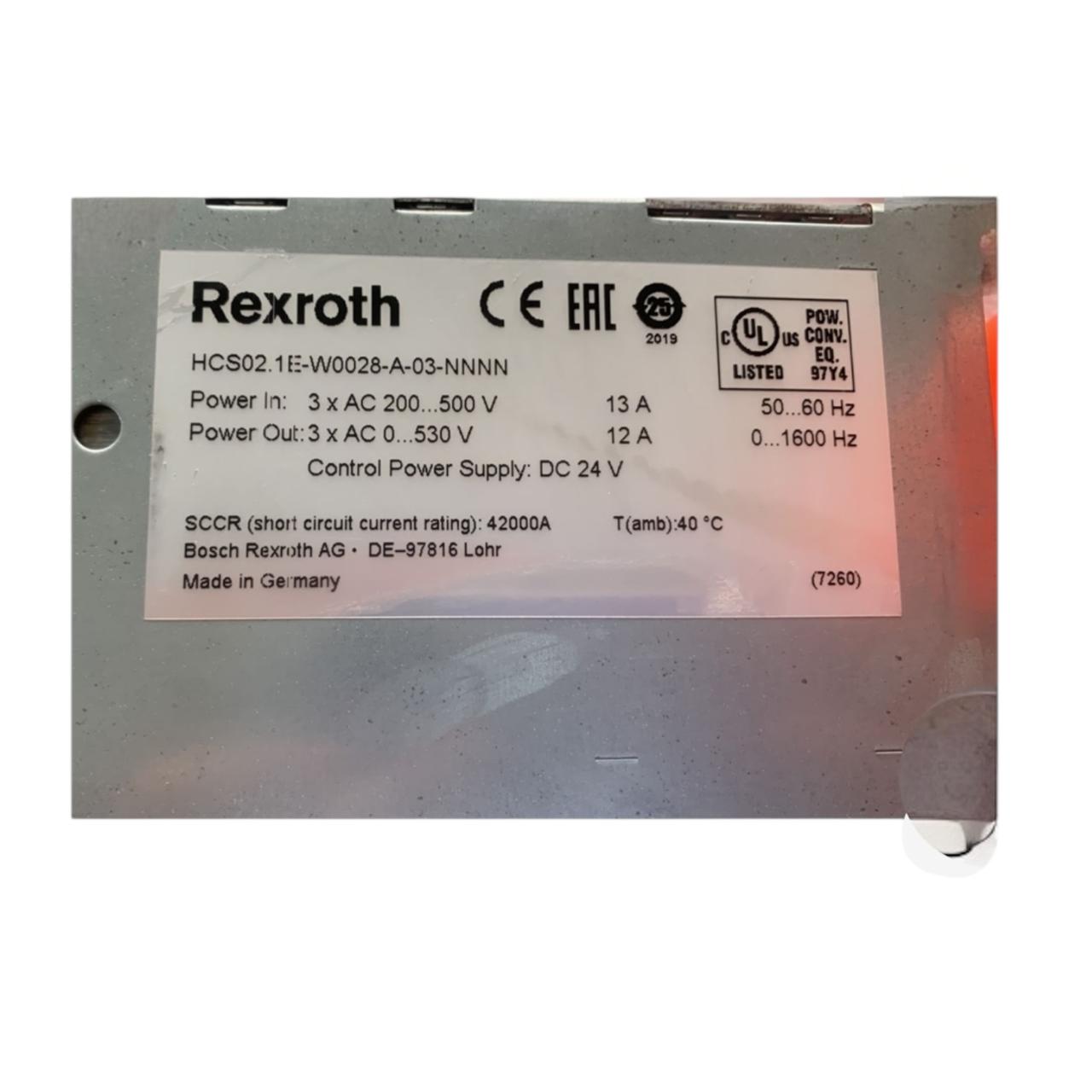 Rexroth Hcs02.1e-w0028-a-03-nnnn convertidor compacto