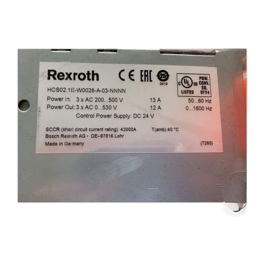 Rexroth Hcs02.1e-w0028-a-03-nnnn convertidor compacto