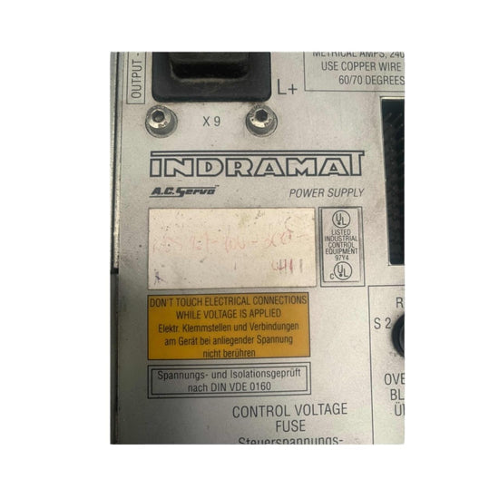 Indramat Kds 1.1-100-300-w1 controlador de servomotor PARA REFACCIONES