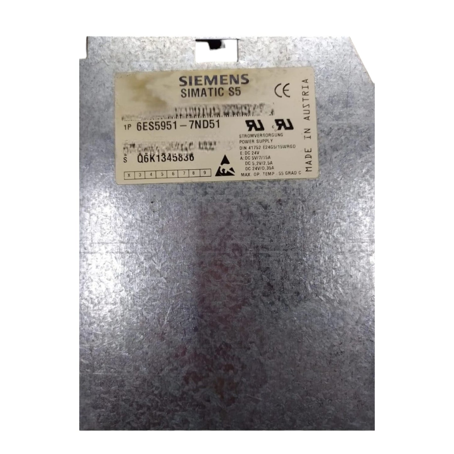 SIEMENS 6ES5951-7ND51 MODULO DE SALIDA DE ENTRADA
