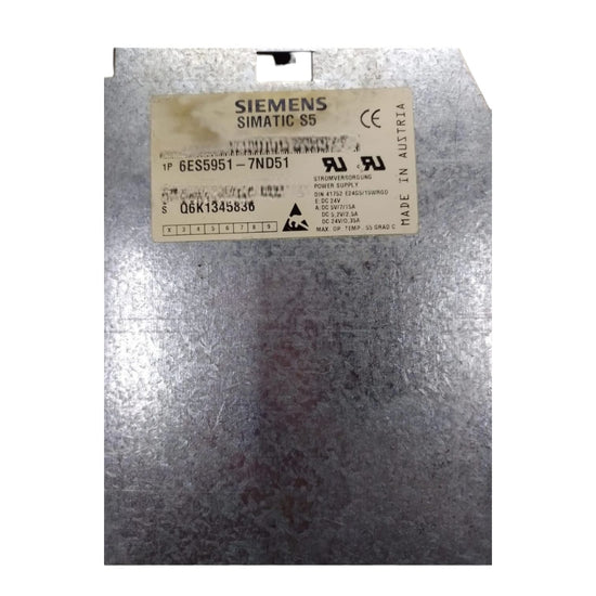 SIEMENS 6ES5951-7ND51 MODULO DE SALIDA DE ENTRADA
