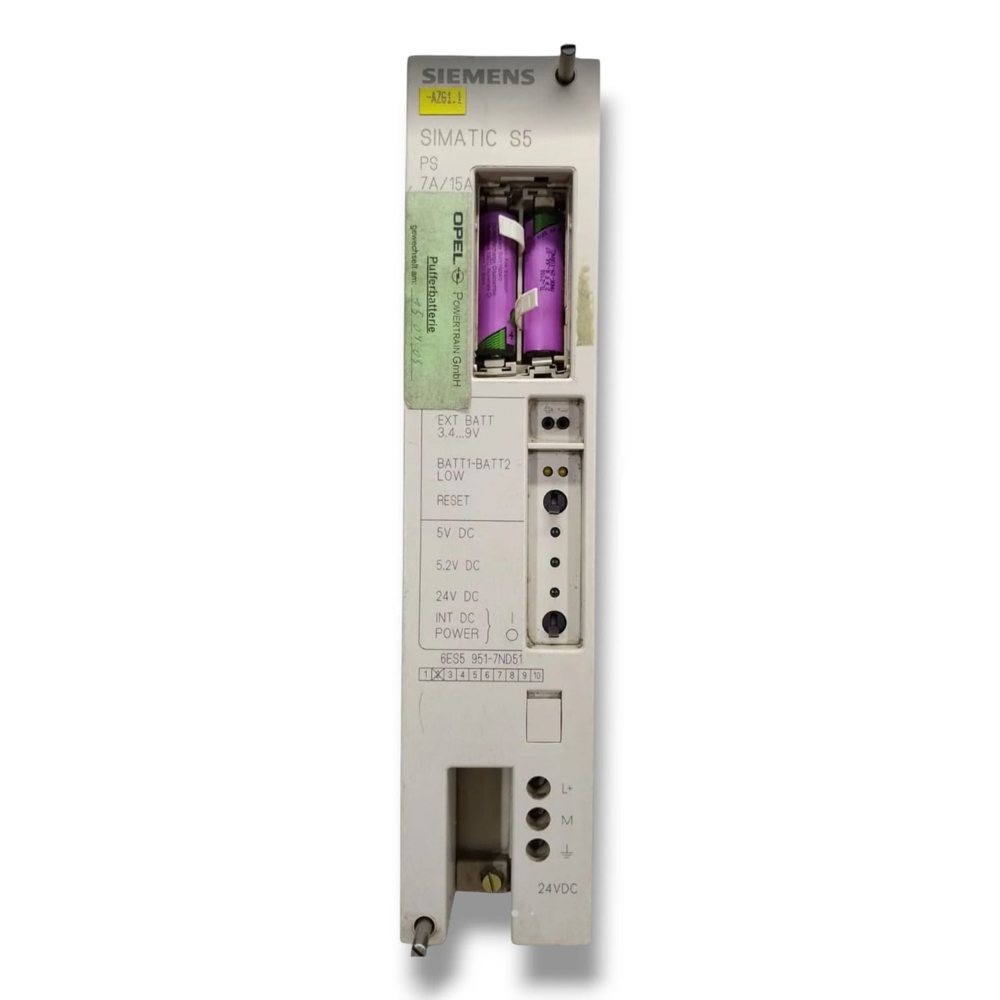 SIEMENS 6ES5 951‑7ND51 FUENTE DE ALIMENTACION
