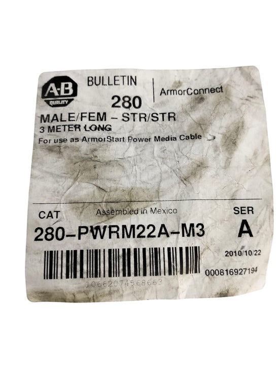 Allen Bradley 280-pwrm22a-m3 Ser.a CABLE