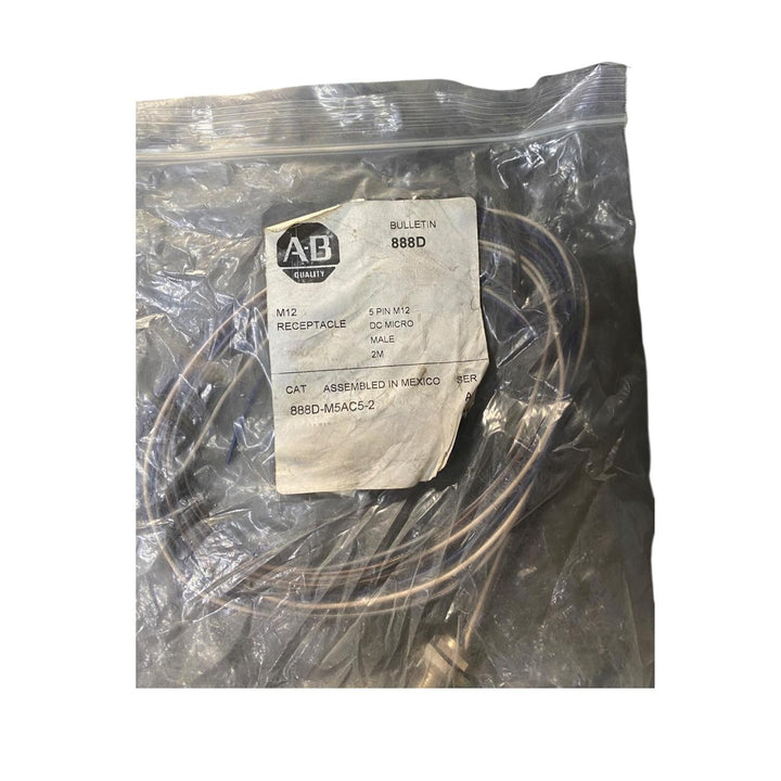 Allen Bradley 888d-m5ac5-2 receptáculo macho