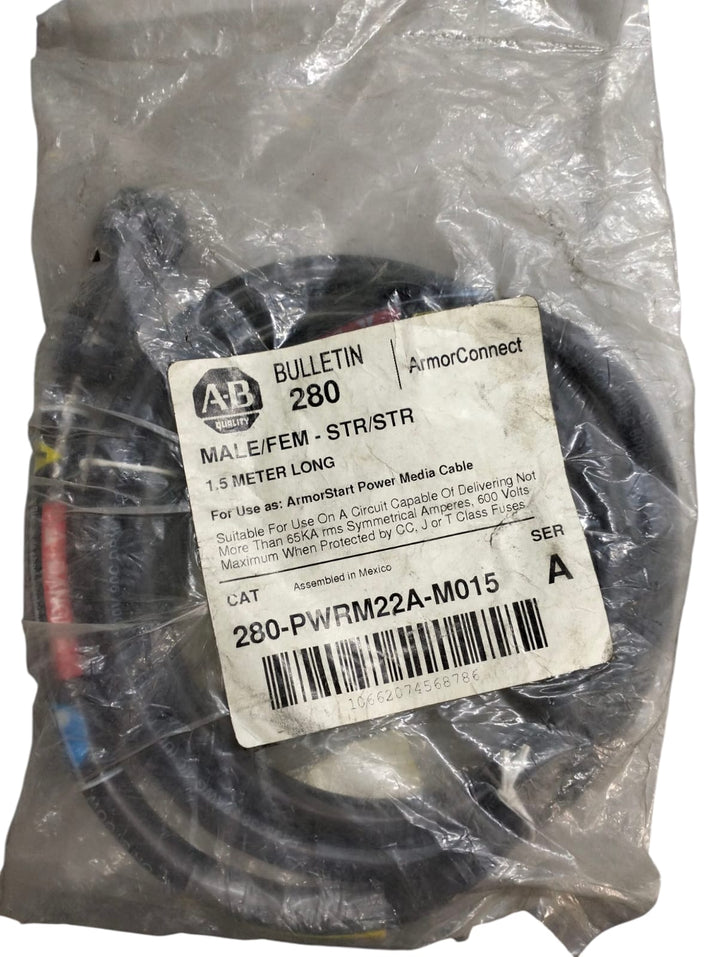Allen Bradley 280-pwrm22a-m015 Ser. A CABLE