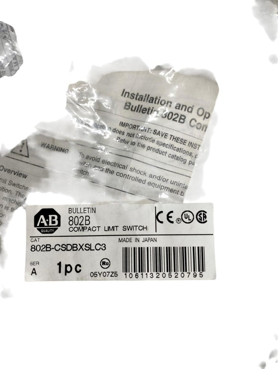 Allen Bradley 802b-csdbxslc3 CABLE