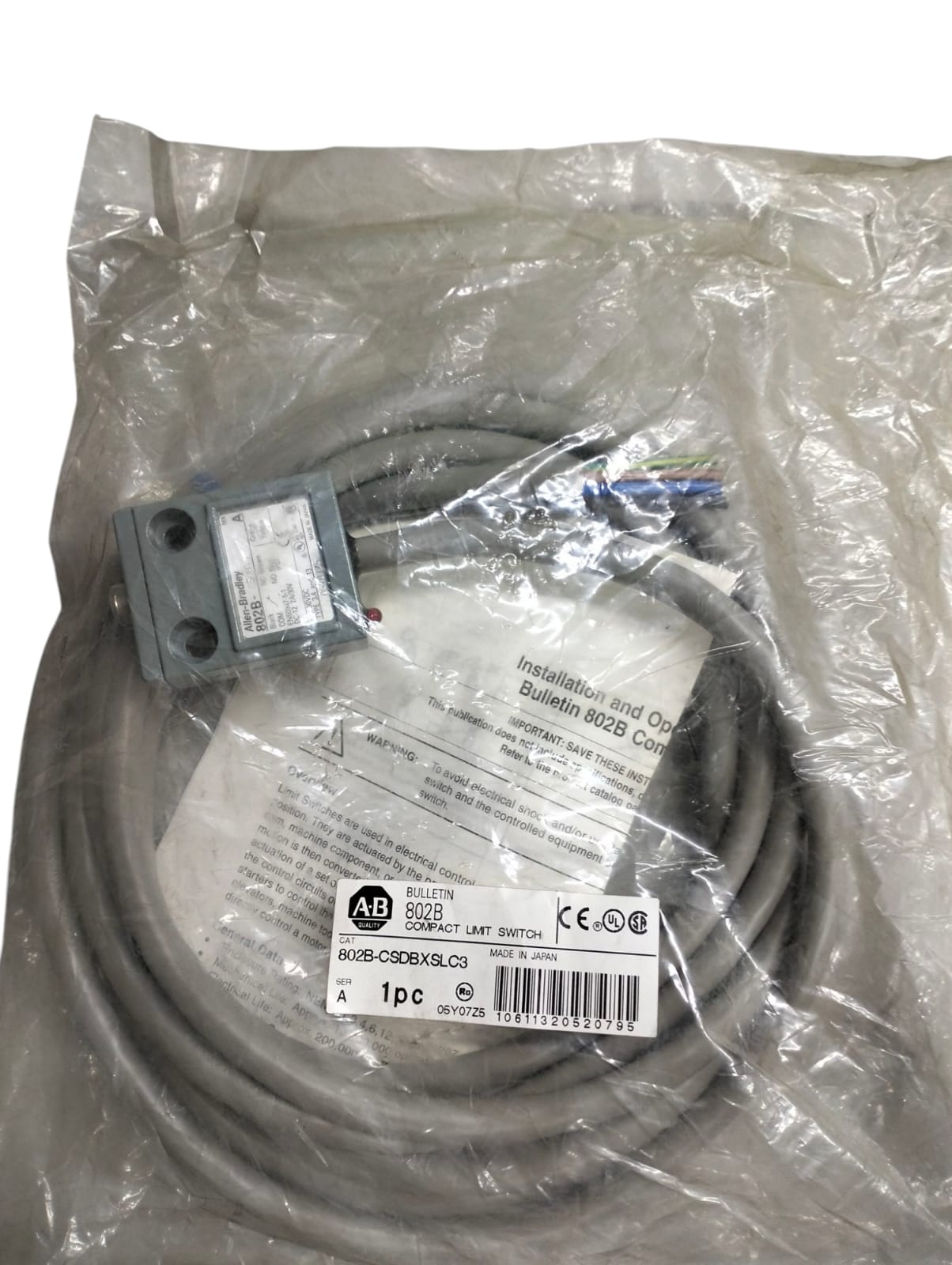 Allen Bradley 802b-csdbxslc3 CABLE