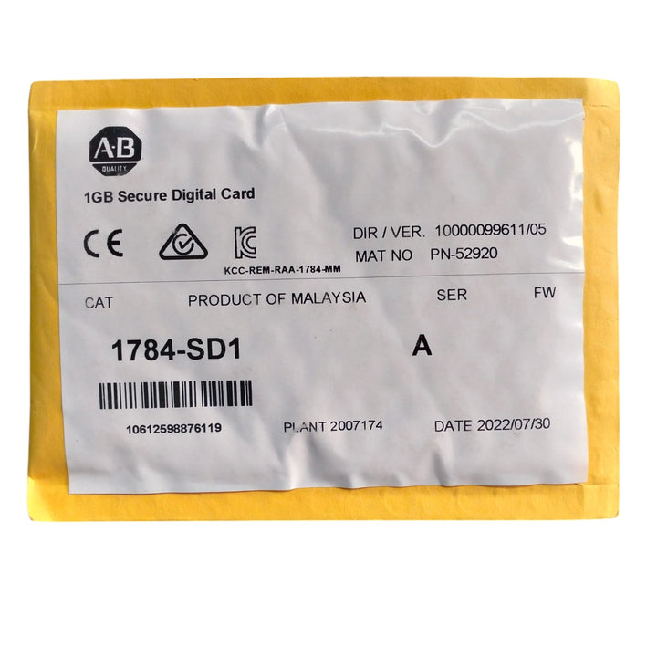 Allen Bradley 1784-sd1 Ser. A TARJETA
