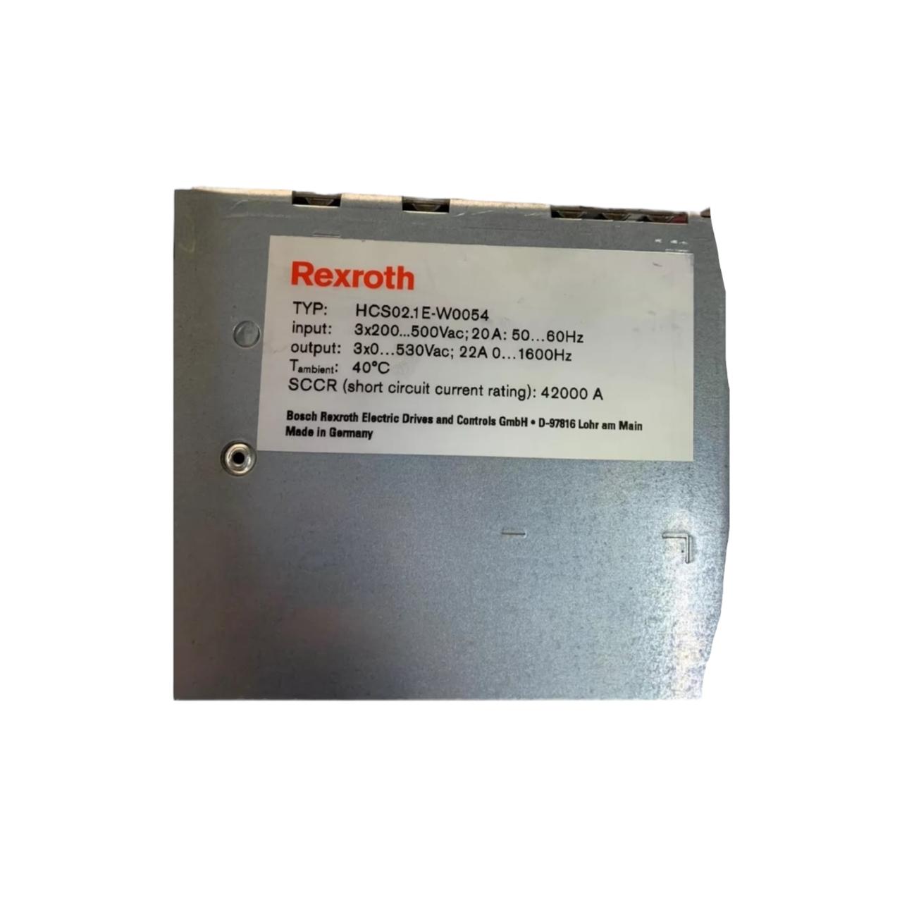 Rexroth Hcs02.1e-w0054-a-03-nnnn convertidor compacto Con Detalle