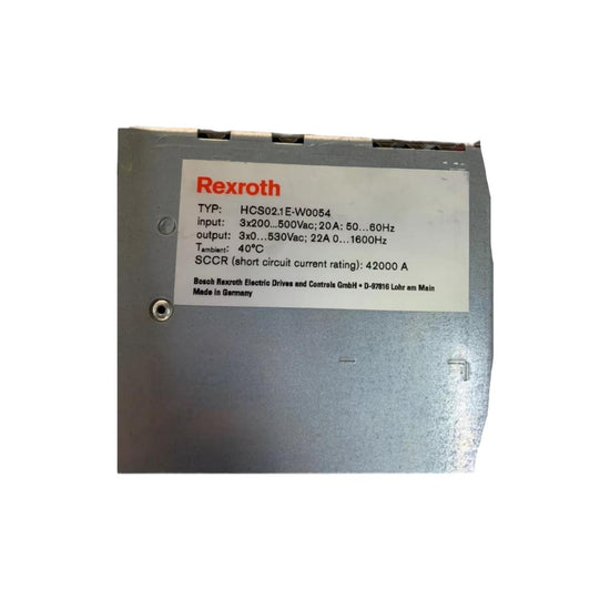 Rexroth Hcs02.1e-w0054-a-03-nnnn convertidor compacto Con Detalle