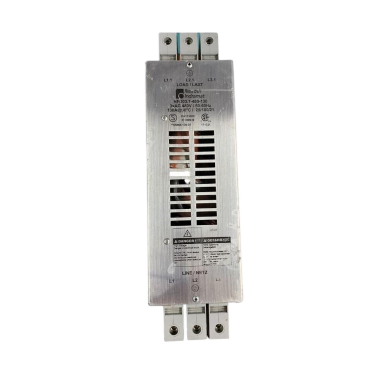 Rexroth Indramat Nfd03 1-480-130 filtro de línea de potencia