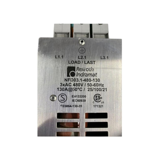Rexroth Indramat Nfd03 1-480-130 filtro de línea de potencia