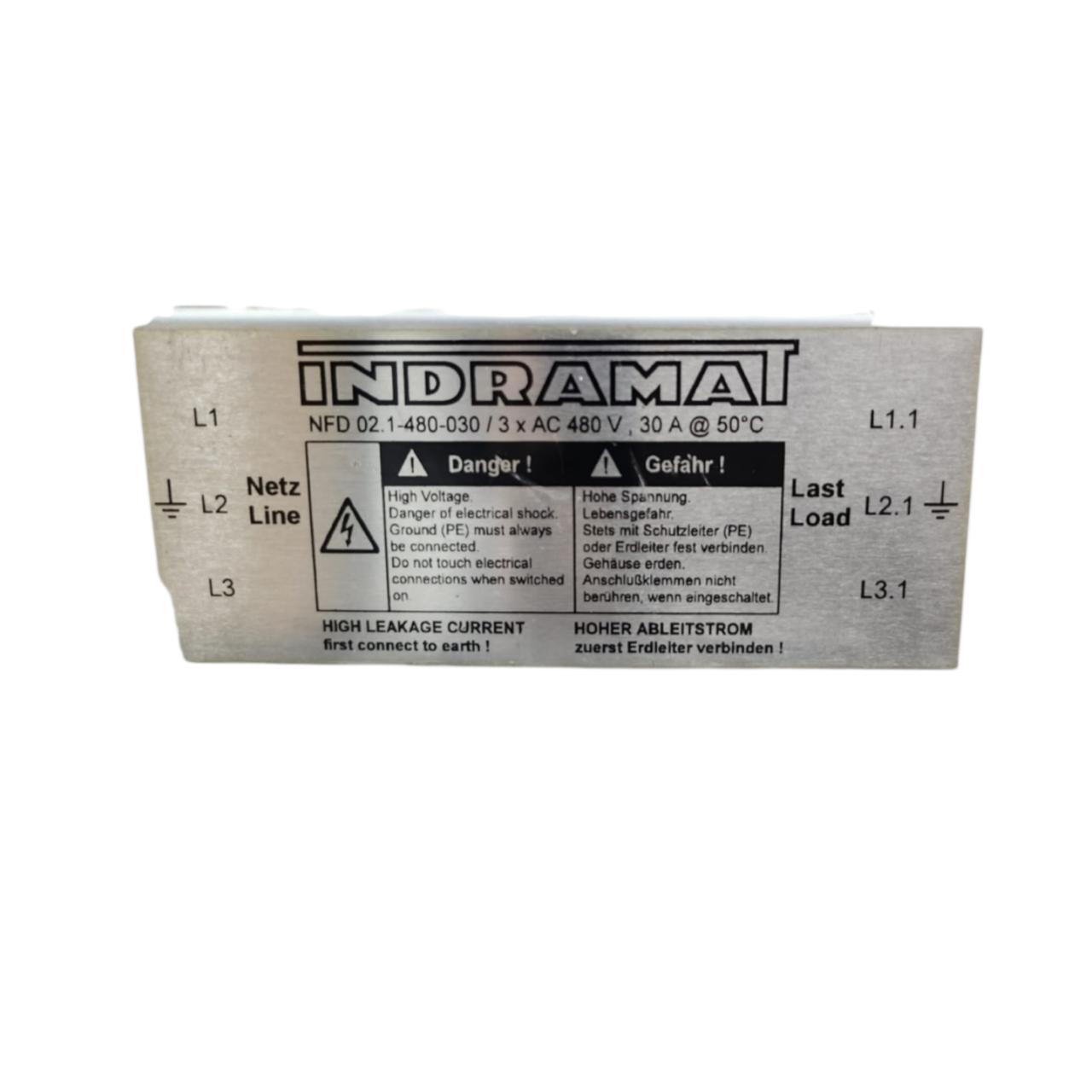 Indramat Nfd02.1-480-030 filtro de línea trifásico