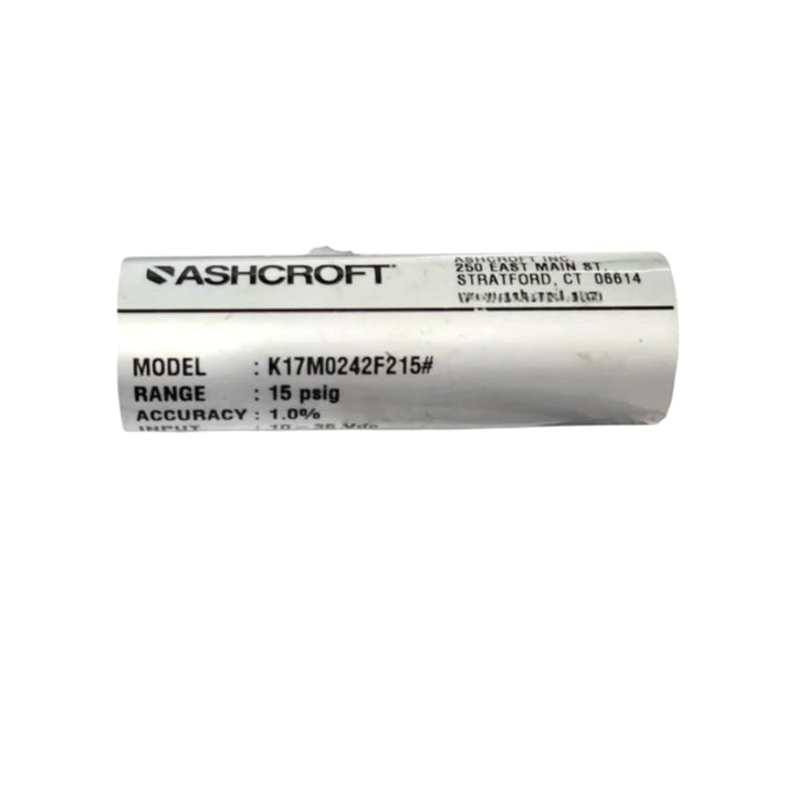 Ashcroft K17m0242f215 REGULADOR