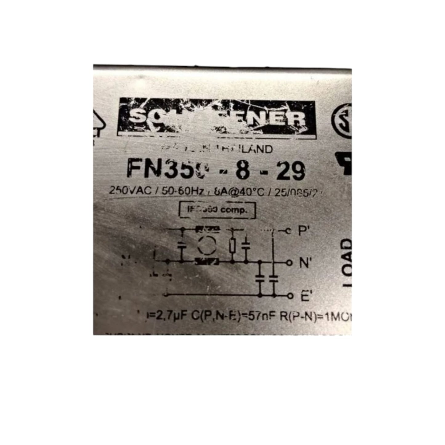 Schaffner Fn350-8-29 FILTRO