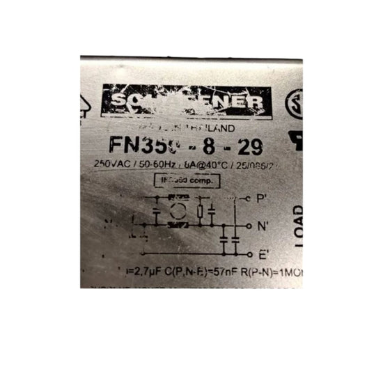 Schaffner Fn350-8-29 FILTRO